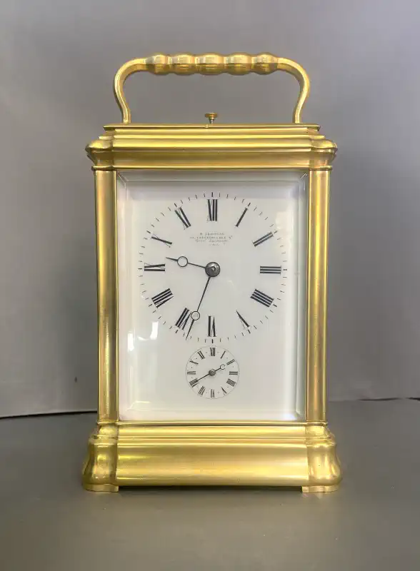 Superb striking carriage clock